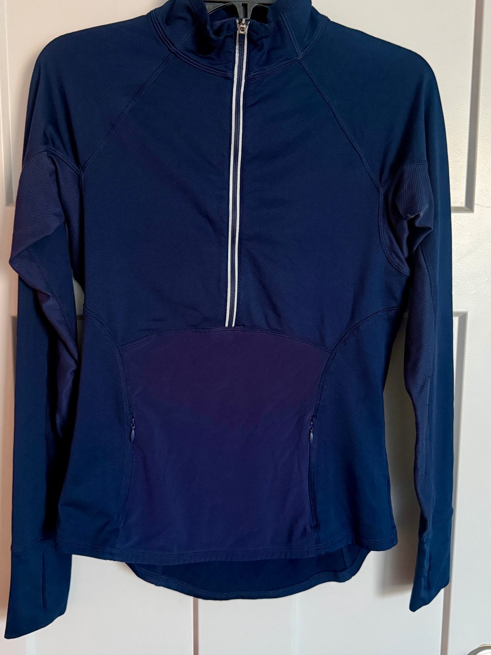 AthletA Navy Half-Zip Performance Jacket